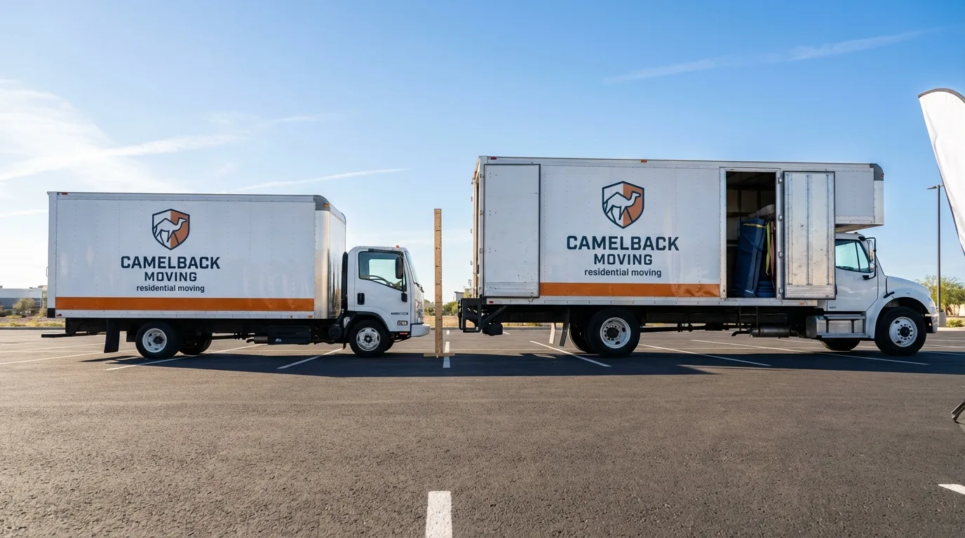 Moving truck size capacity guide in Church Rock